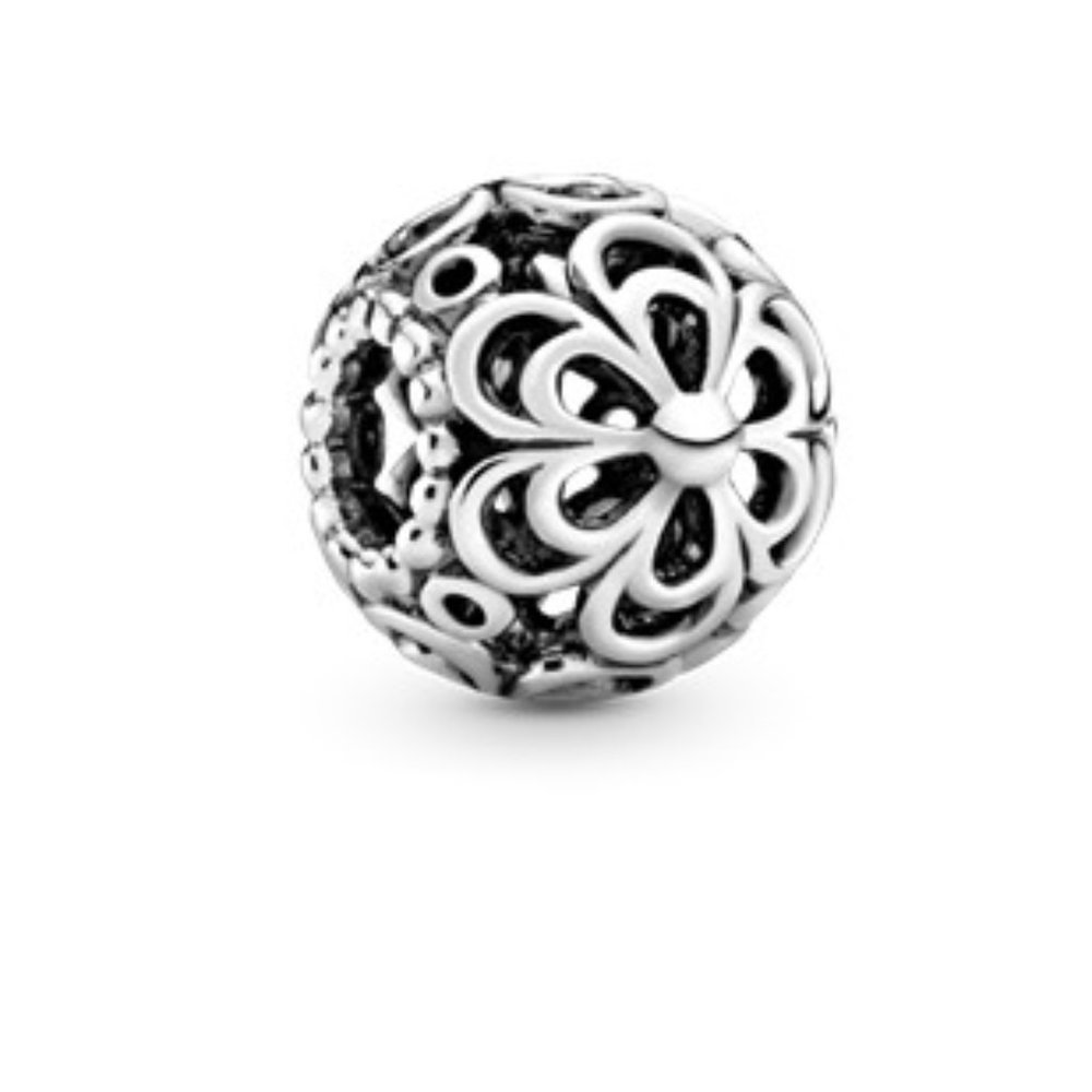 Pandora Charm: Openwork Flower